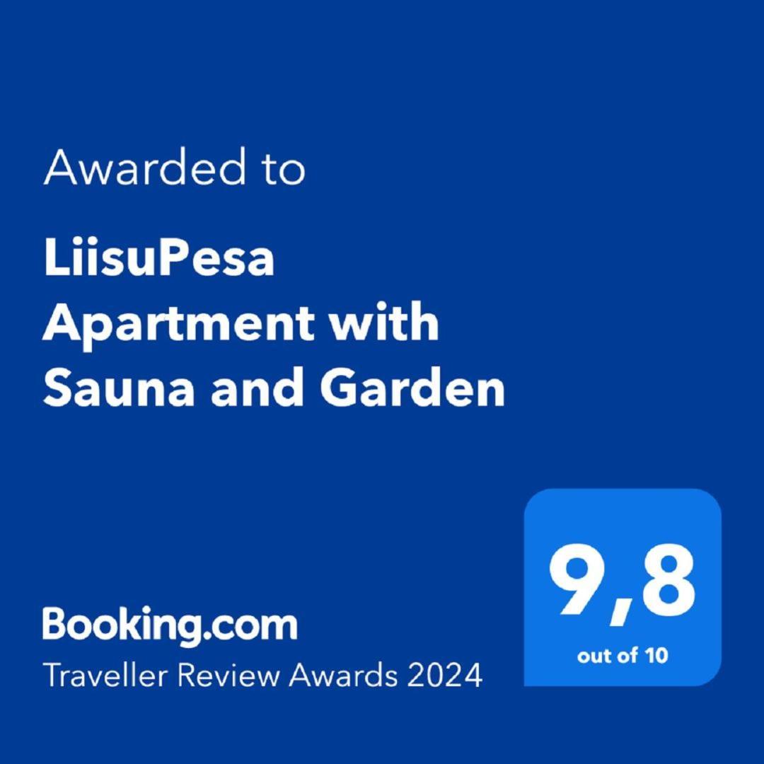 LiisuPesa Apartment with Sauna&Garden Parnu Bagian luar foto